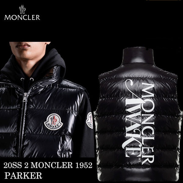 2021秋冬 モンクレール 偽物 MONCLER GENIUS★1952★PARKER_BLACK 26191867425208046